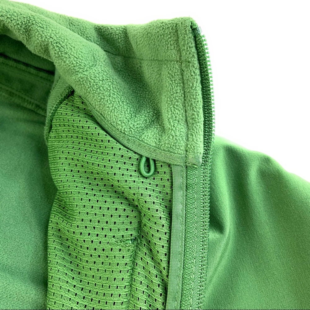 Black Diamond Green Zip Front Hard Shell Jacket - Picture 4 of 8
